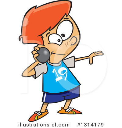 Shot Put Clipart #1314179 by toonaday