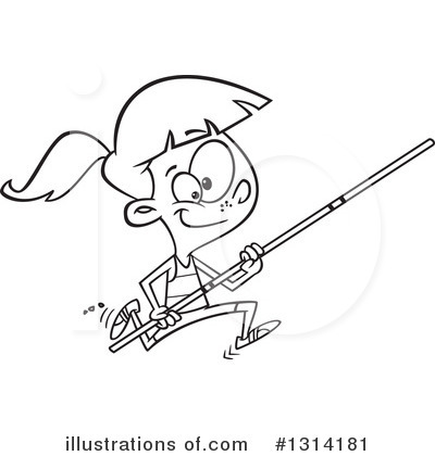Pole Vault Clipart #1314181 by toonaday