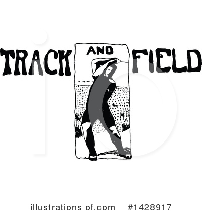 Track And Field Clipart #1428917 by Prawny Vintage