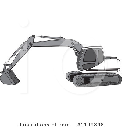 Excavator Clipart #1199898 by djart