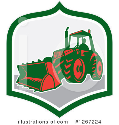 Excavator Clipart #1267224 by patrimonio