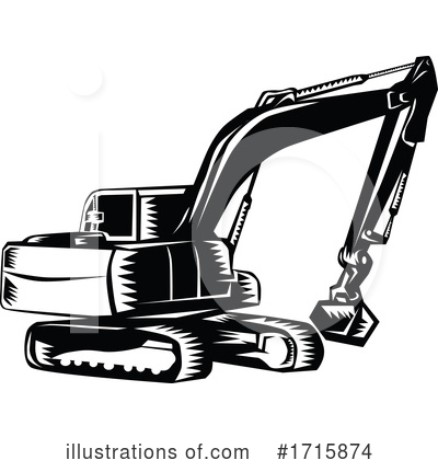 Royalty-Free (RF) Tractor Clipart Illustration by patrimonio - Stock Sample #1715874
