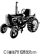 Tractor Clipart #1715887 by patrimonio