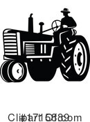 Tractor Clipart #1715889 by patrimonio