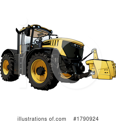 Tractors Clipart #1790924 by dero