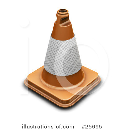 Construction Cones Clipart #25695 by KJ Pargeter