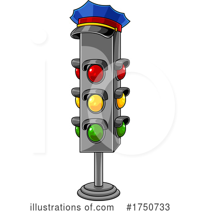 Street Light Clipart #1750733 by Hit Toon