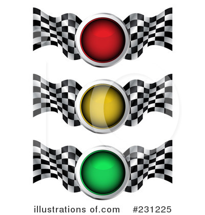 Royalty-Free (RF) Traffic Light Clipart Illustration by MilsiArt - Stock Sample #231225