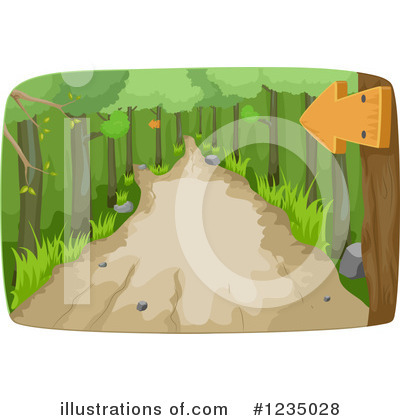 Royalty-Free (RF) Trail Clipart Illustration by BNP Design Studio - Stock Sample #1235028