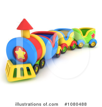 Royalty-Free (RF) Train Clipart Illustration by BNP Design Studio - Stock Sample #1080488