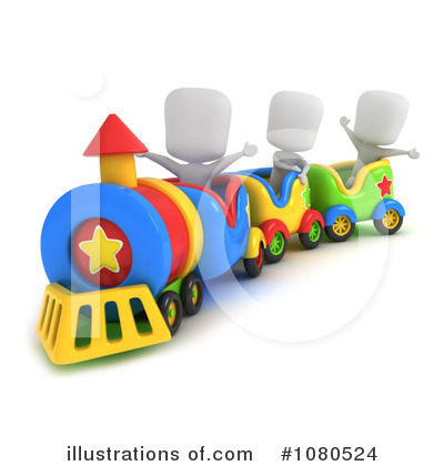 Royalty-Free (RF) Train Clipart Illustration by BNP Design Studio - Stock Sample #1080524
