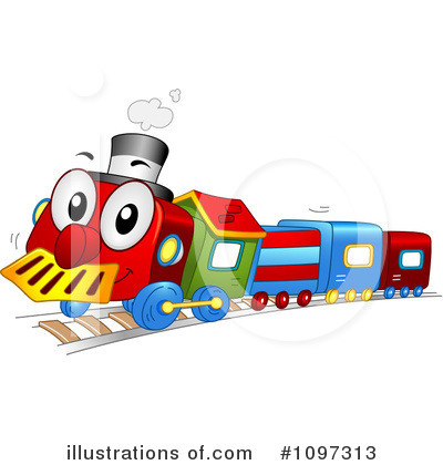 Royalty-Free (RF) Train Clipart Illustration by BNP Design Studio - Stock Sample #1097313