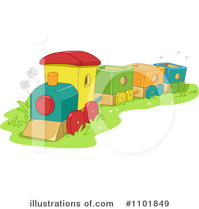 Royalty-Free (RF) Train Clipart Illustration by BNP Design Studio - Stock Sample #1101849