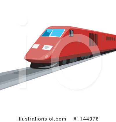 Royalty-Free (RF) Train Clipart Illustration by patrimonio - Stock Sample #1144976