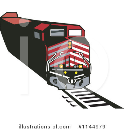 Royalty-Free (RF) Train Clipart Illustration by patrimonio - Stock Sample #1144979