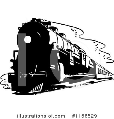 Royalty-Free (RF) Train Clipart Illustration by BestVector - Stock Sample #1156529