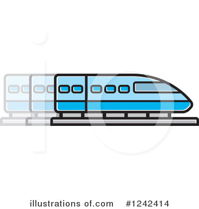 Royalty-Free (RF) Train Clipart Illustration by Lal Perera - Stock Sample #1242414