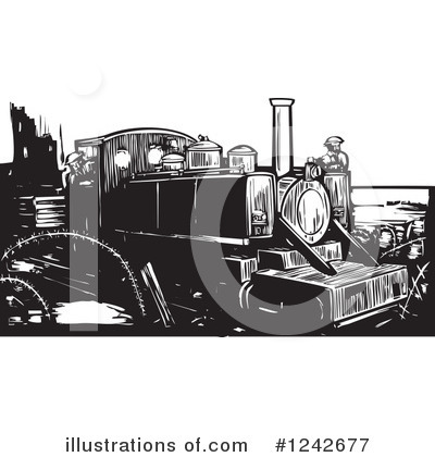 Royalty-Free (RF) Train Clipart Illustration by xunantunich - Stock Sample #1242677
