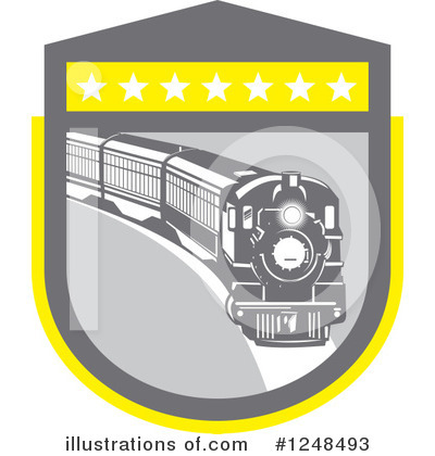Railroad Clipart #1248493 by patrimonio