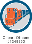 Train Clipart #1249863 by patrimonio