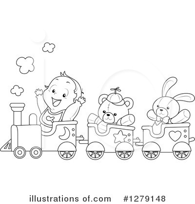 Royalty-Free (RF) Train Clipart Illustration by BNP Design Studio - Stock Sample #1279148
