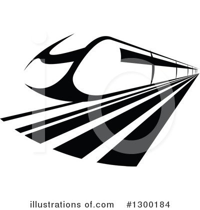 Royalty-Free (RF) Train Clipart Illustration by Vector Tradition SM - Stock Sample #1300184