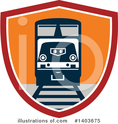 Train Clipart #1403675 by patrimonio