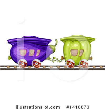 Royalty-Free (RF) Train Clipart Illustration by merlinul - Stock Sample #1410073