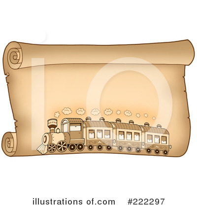 Royalty-Free (RF) Train Clipart Illustration by visekart - Stock Sample #222297