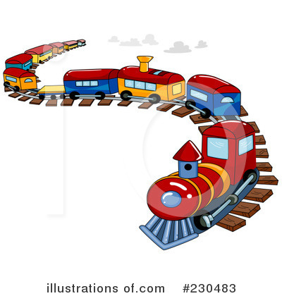 Royalty-Free (RF) Train Clipart Illustration by BNP Design Studio - Stock Sample #230483
