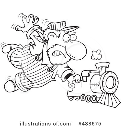 Train Engineer Clipart #438675 by toonaday