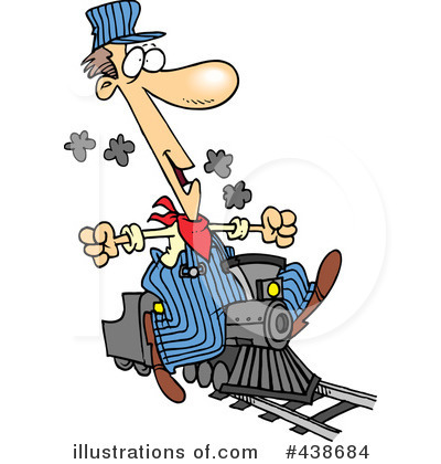 Train Engineer Clipart #438684 by toonaday