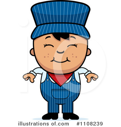 Train Engineer Clipart #1108239 by Cory Thoman