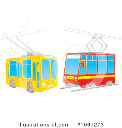 Royalty-Free (RF) Trains Clipart Illustration by Alex Bannykh - Stock Sample #1067273