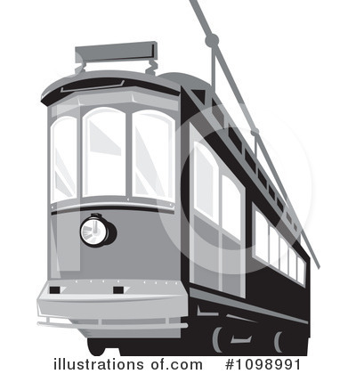 Trams Clipart #1098991 by patrimonio