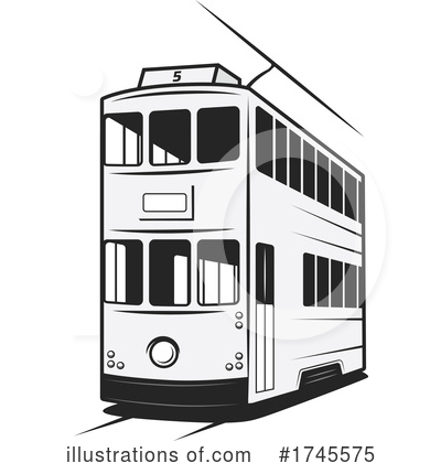Trams Clipart #1745575 by Vector Tradition SM