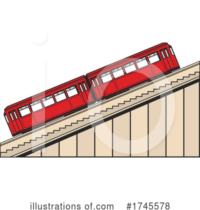 Trams Clipart #1745578 by Vector Tradition SM