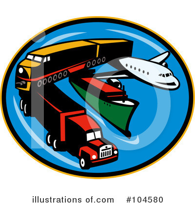 Royalty-Free (RF) Transportation Clipart Illustration by patrimonio - Stock Sample #104580