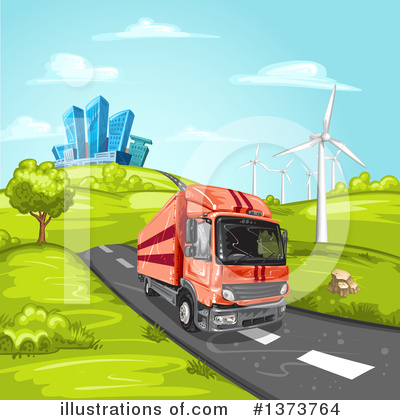 Big Rig Clipart #1373764 by merlinul