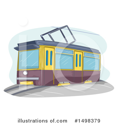 Tram Clipart #1498379 by BNP Design Studio