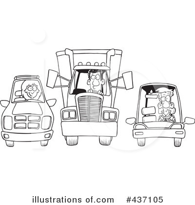 Royalty-Free (RF) Transportation Clipart Illustration by toonaday - Stock Sample #437105