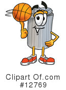 Trash Can Character Clipart #12769 by Mascot Junction