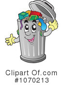 Trash Can Clipart #1070213 by visekart