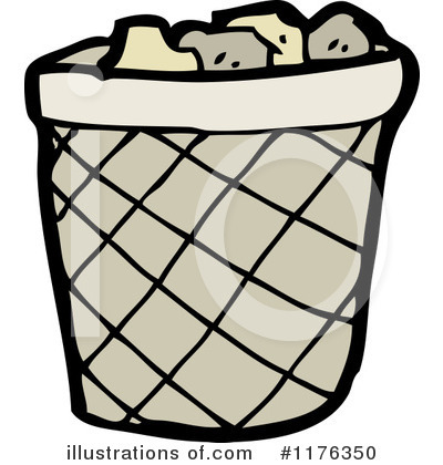Royalty-Free (RF) Trash Can Clipart Illustration by lineartestpilot - Stock Sample #1176350