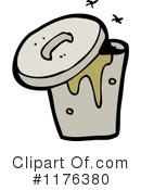 Trash Can Clipart #1176380 by lineartestpilot