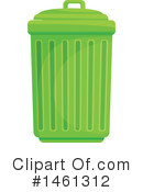 Trash Can Clipart #1461312 by Vector Tradition SM
