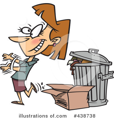 Royalty-Free (RF) Trash Clipart Illustration by toonaday - Stock Sample #438738
