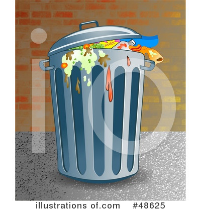 Royalty-Free (RF) Trash Clipart Illustration by Prawny - Stock Sample #48625