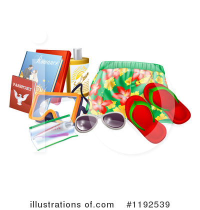 Flip Flops Clipart #1192539 by AtStockIllustration