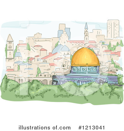 Jerusalem Clipart #1213041 by BNP Design Studio